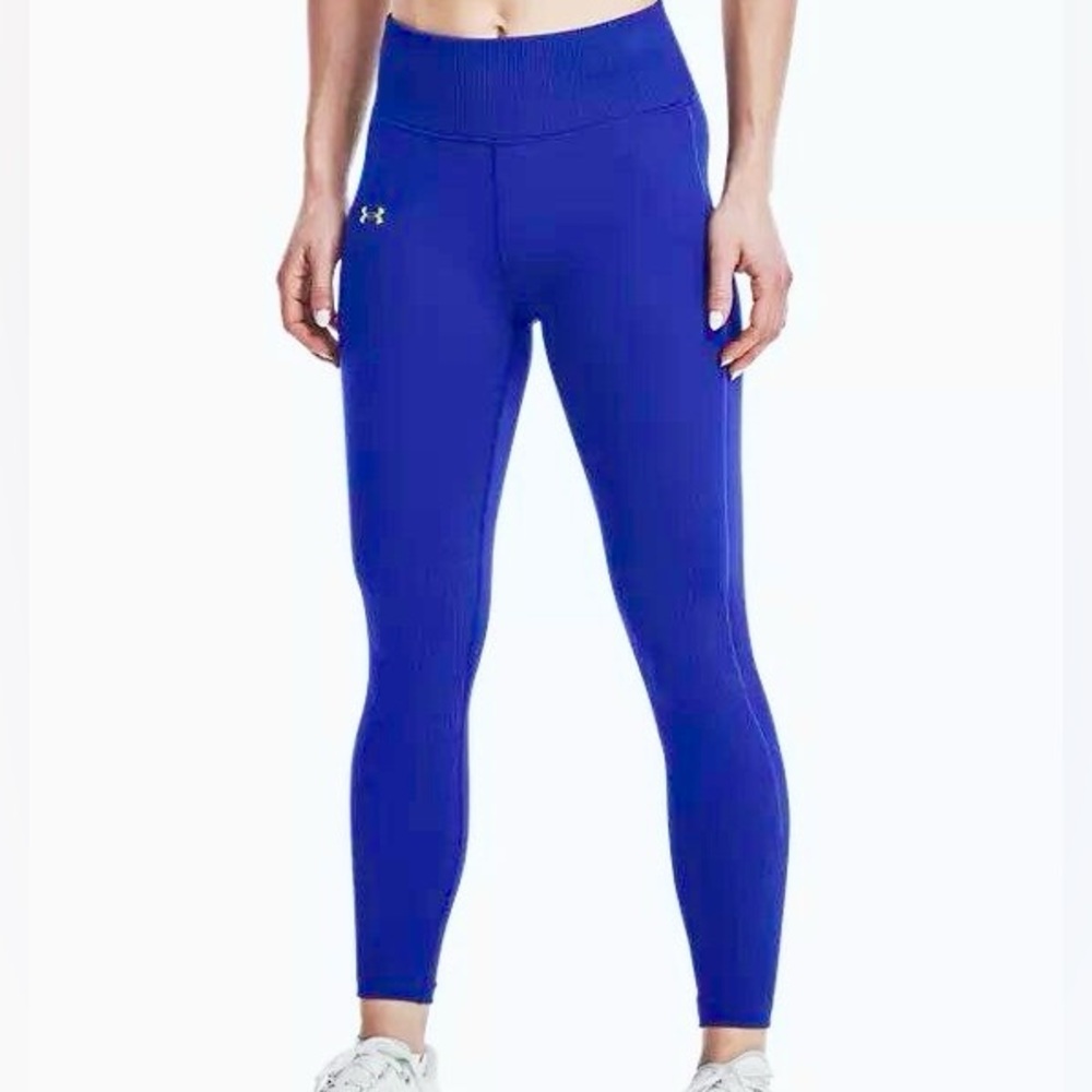 Under Armour rush compression blue 7/8 leggings medium new NWOT